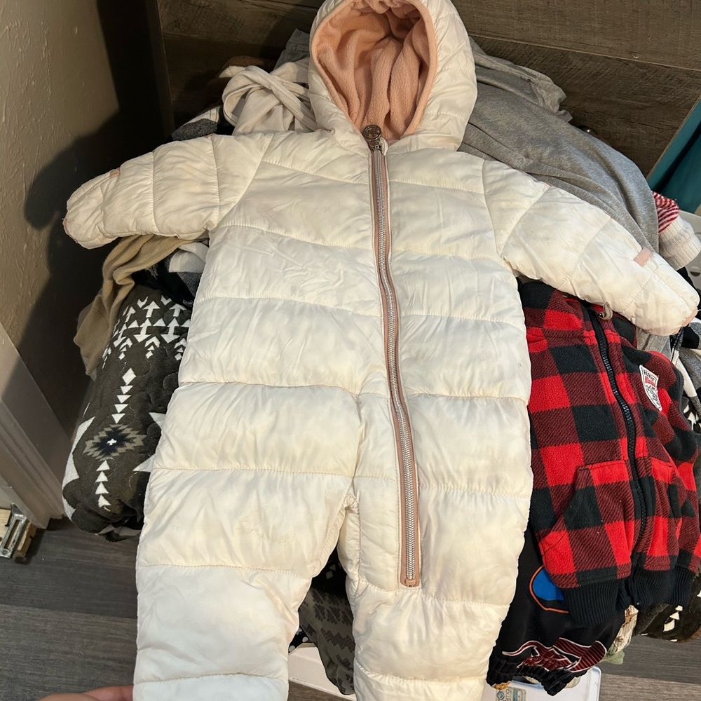Michael Kors White Puffer Jacket for Kids